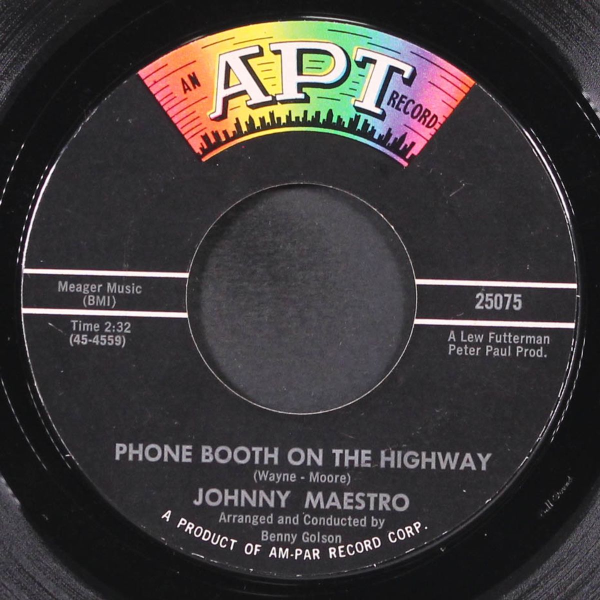 phone booth on the highway / she's all mine alone by JOHNNY MAESTRO