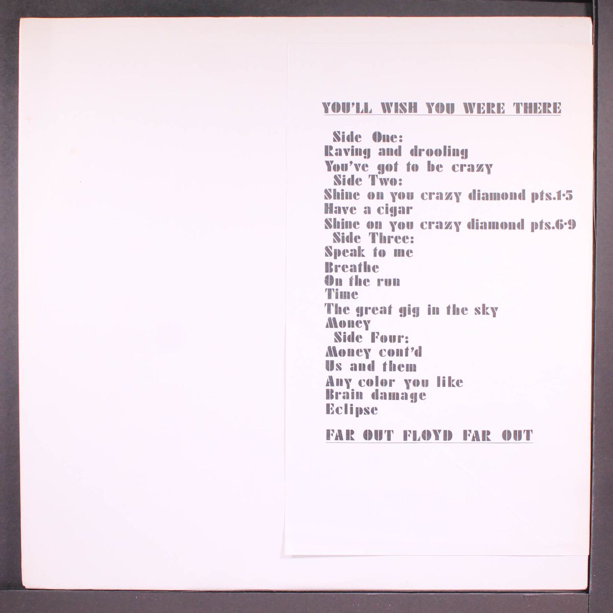 ivor wynne by PINK FLOYD