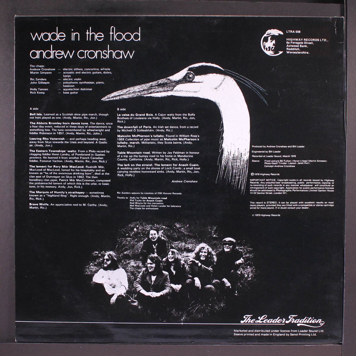 wade in the flood by ANDREW CRONSHAW