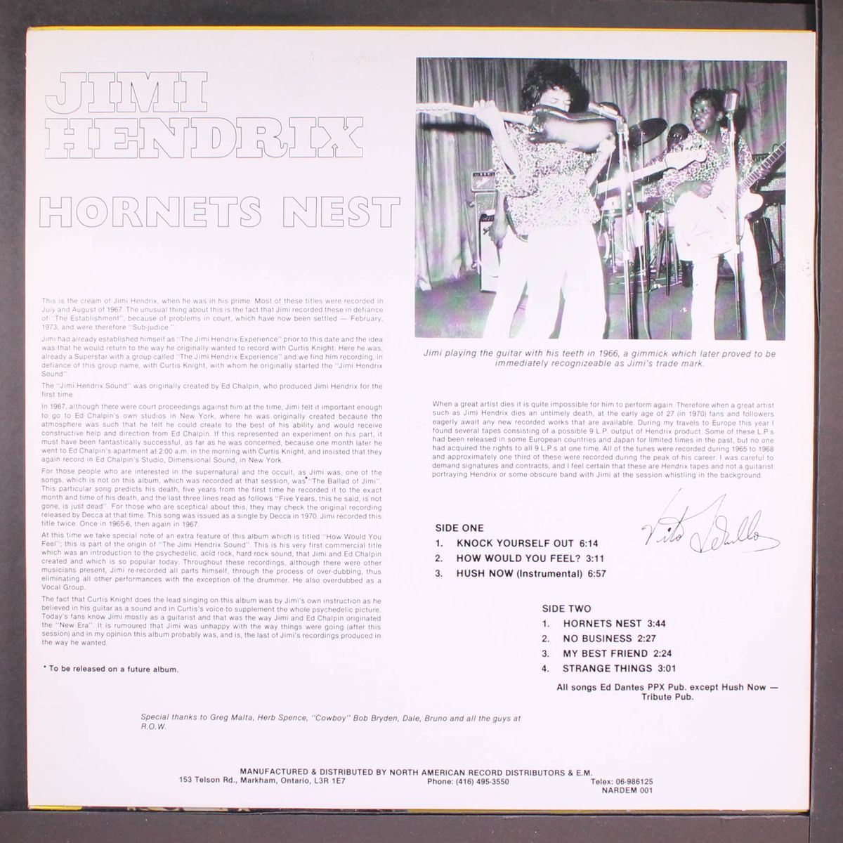 hornets nest by JIMI HENDRIX