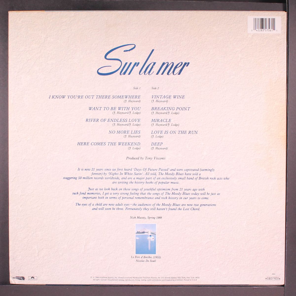 sur la mer by MOODY BLUES