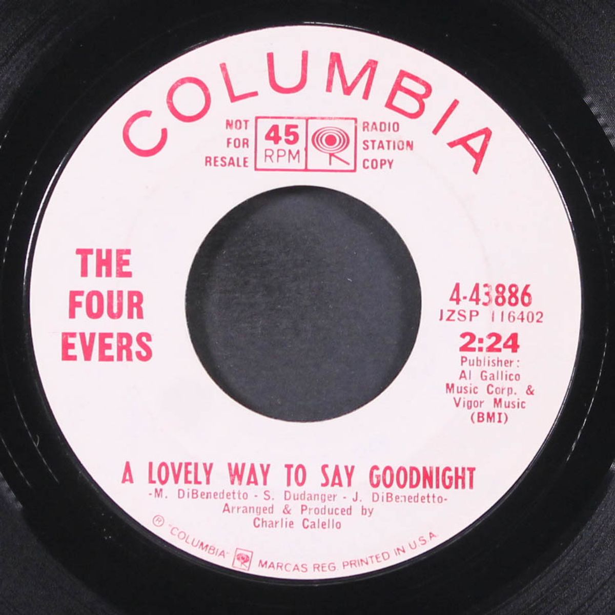 a lovely way to say goodnight / the girl i want to bring home by FOUR EVERS