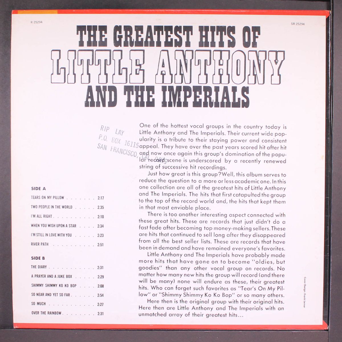 greatest hits by LITTLE ANTHONY & IMPERIALS