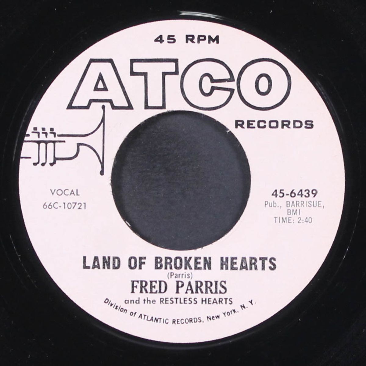 land of broken hearts / bring it home to daddy by FRED PARRIS & RESTLESS HEARTS