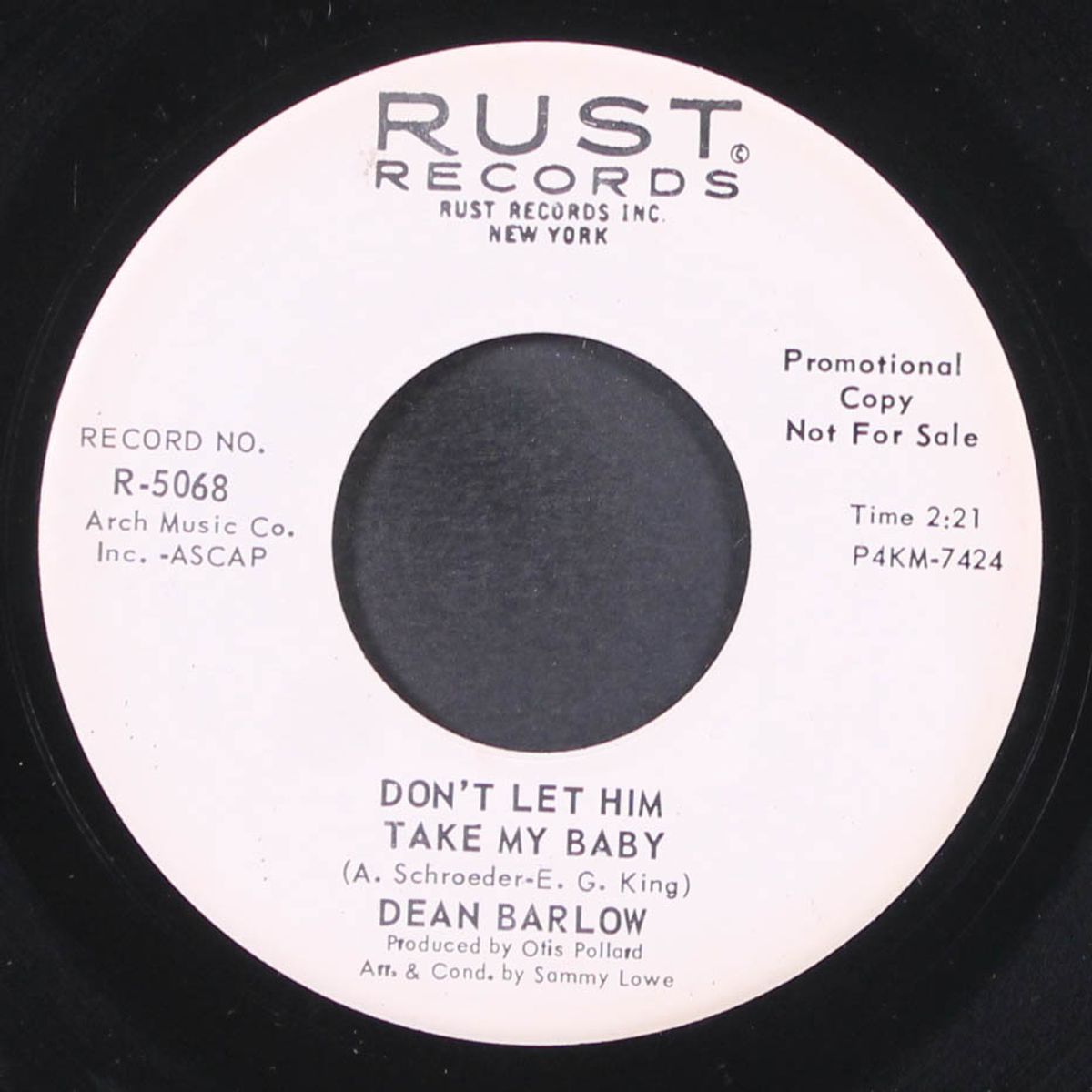 i didn't see nobody dance / don't let him take baby by DEAN BARLOW & GROUP