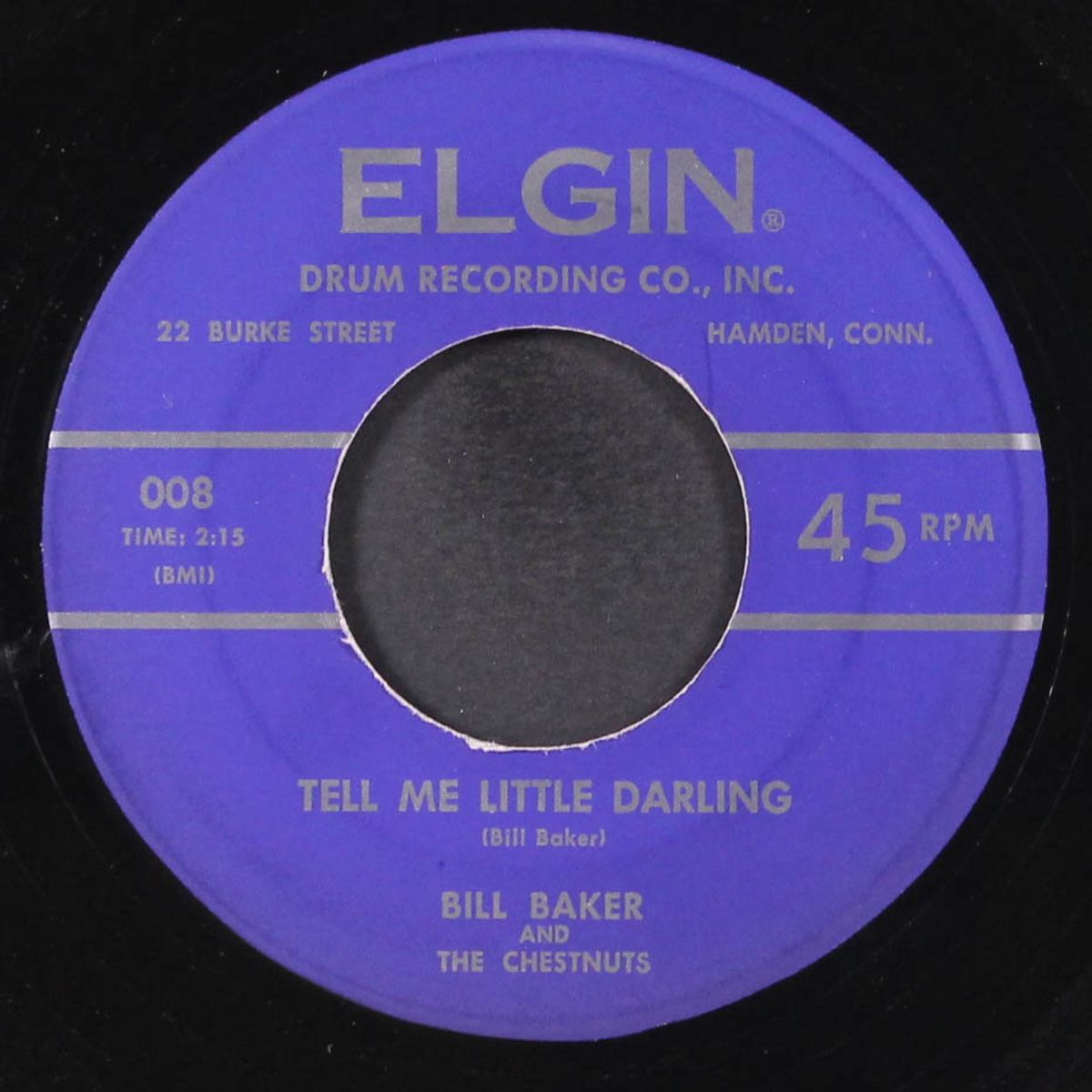 won't you tell me my heart / tell me little darling by BILL BAKER & CHESTNUTS