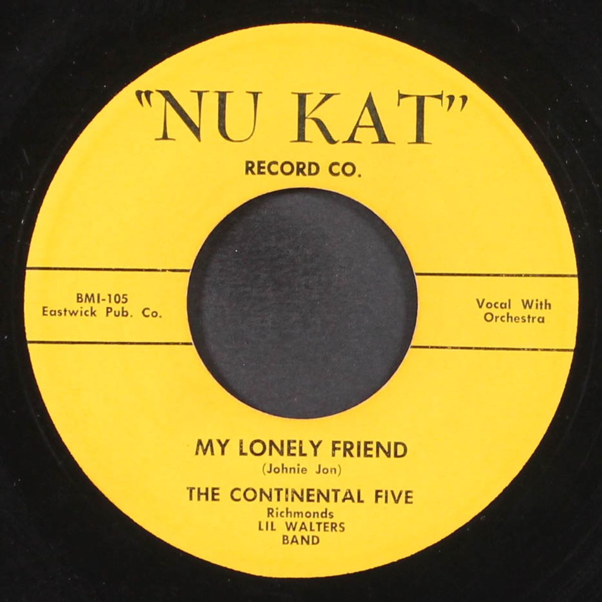 my lonely friend / king of rocking roll by CONTINENTAL FIVE