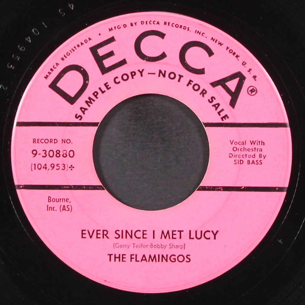 kiss-a-me / ever since i met lucy by FLAMINGOS