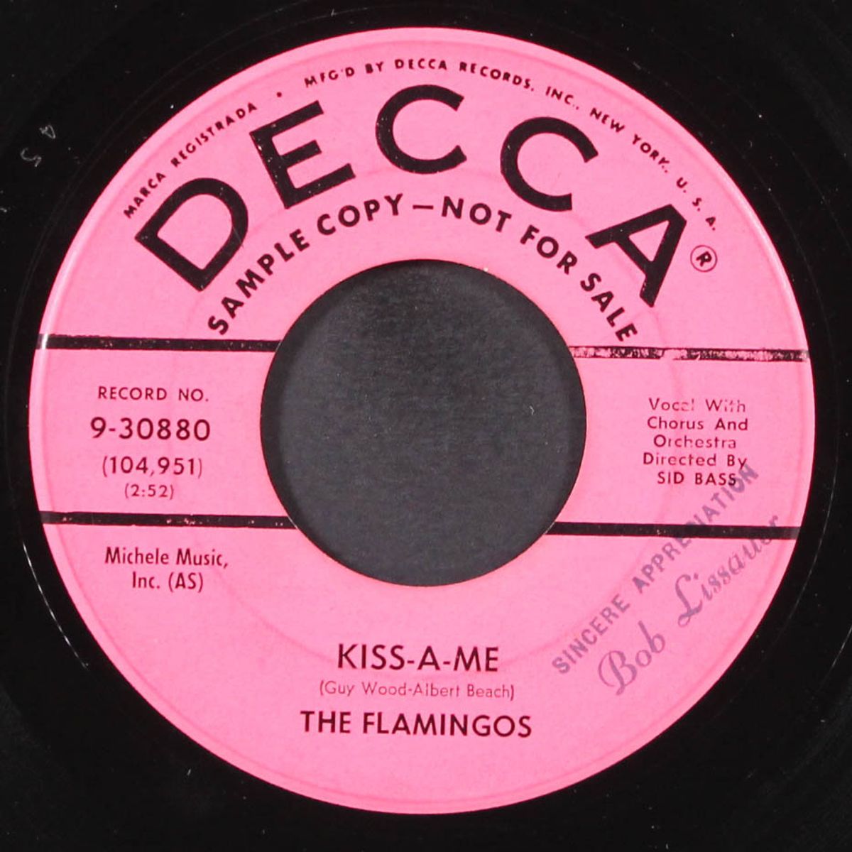 kiss-a-me / ever since i met lucy by FLAMINGOS