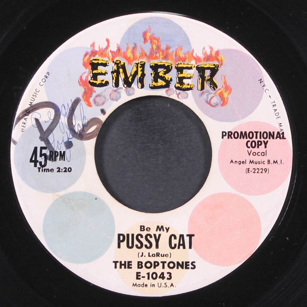 i had a love / be my pussycat by BOPTONES