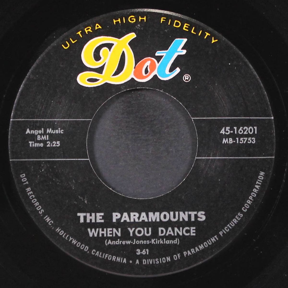 you're seventeen / when you dance by PARAMOUNTS