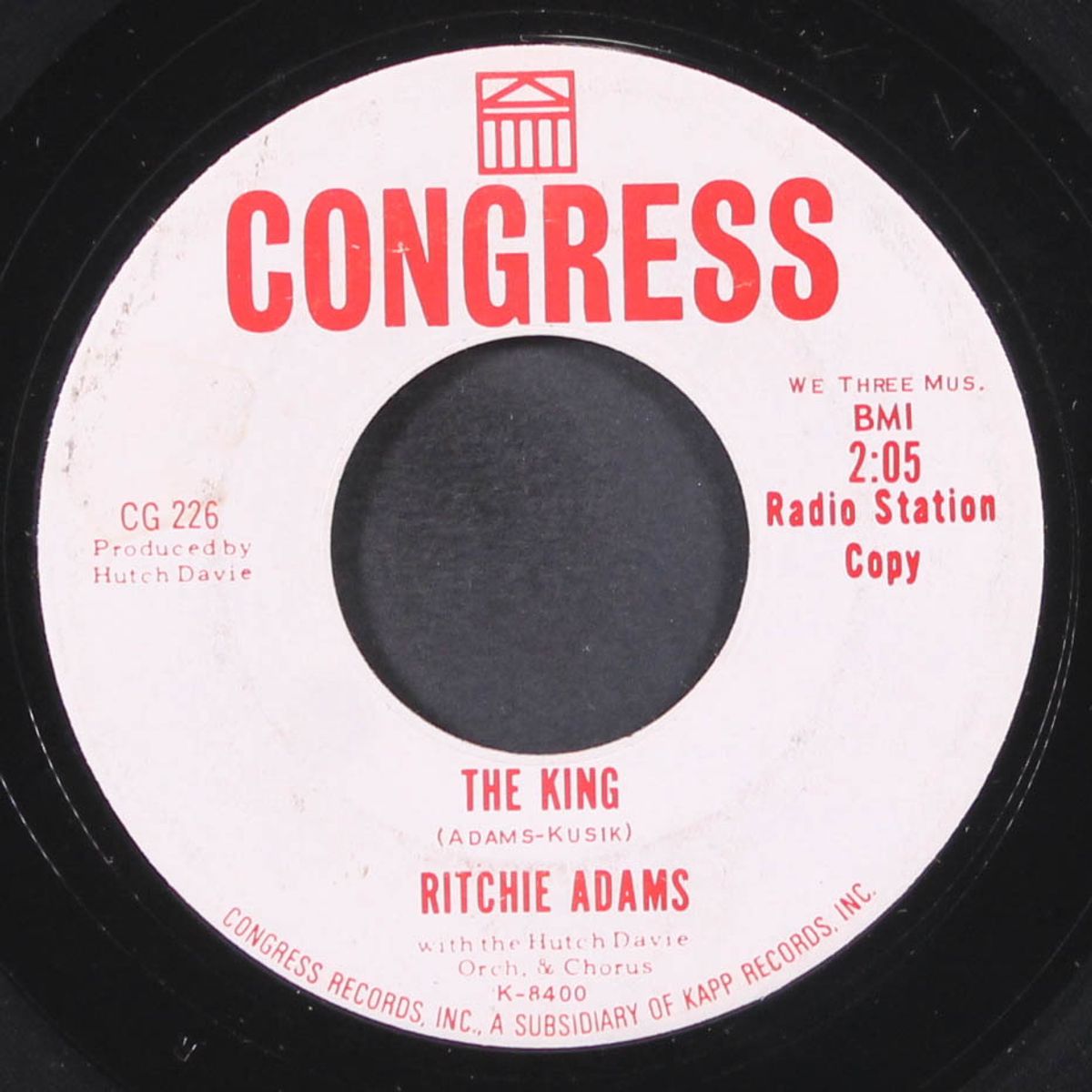 are you changing / the king by RITCHIE ADAMS