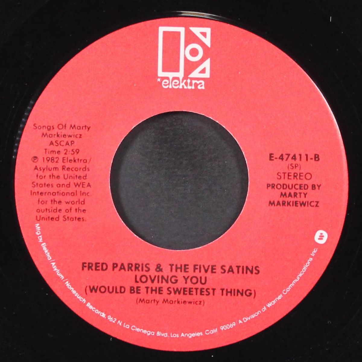 days gone by medley / loving you by FRED PARRIS & FIVE SATINS