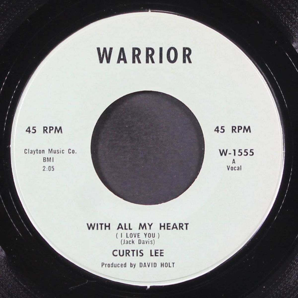 pure love / with all my heart by CURTIS LEE