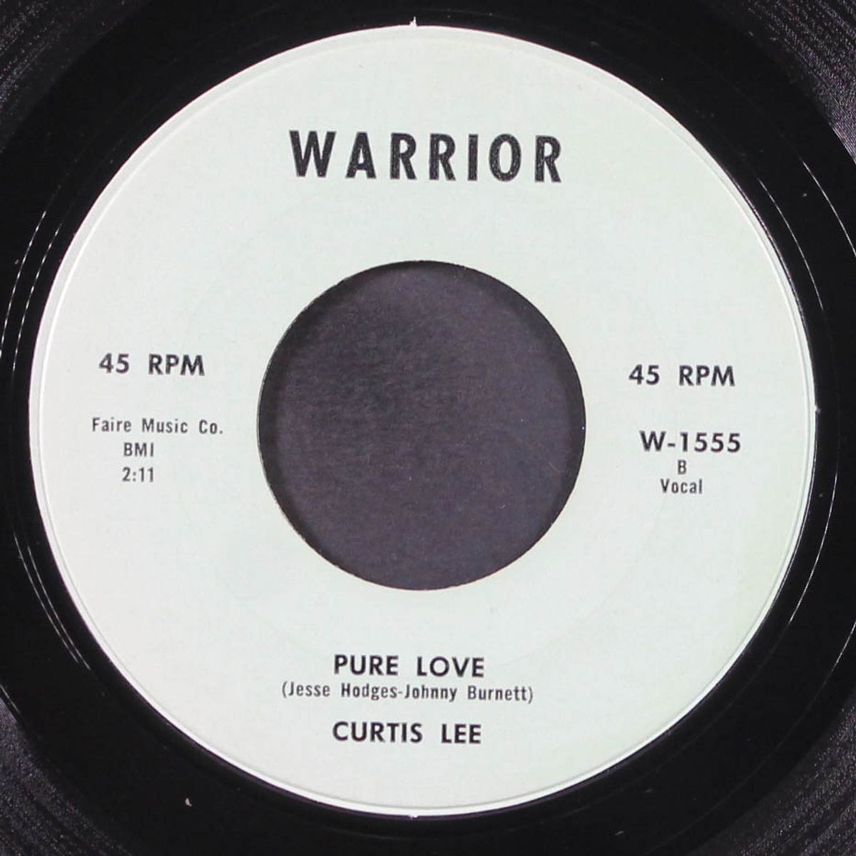 pure love / with all my heart by CURTIS LEE