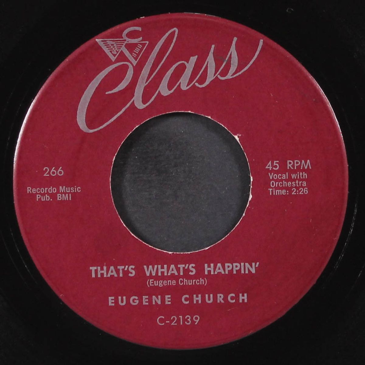 that's what's happin' / the struttin' kind by EUGENE CHURCH