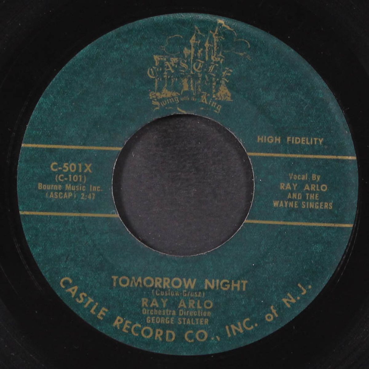 she's my steady date / tomorrow night by RAY ARLO