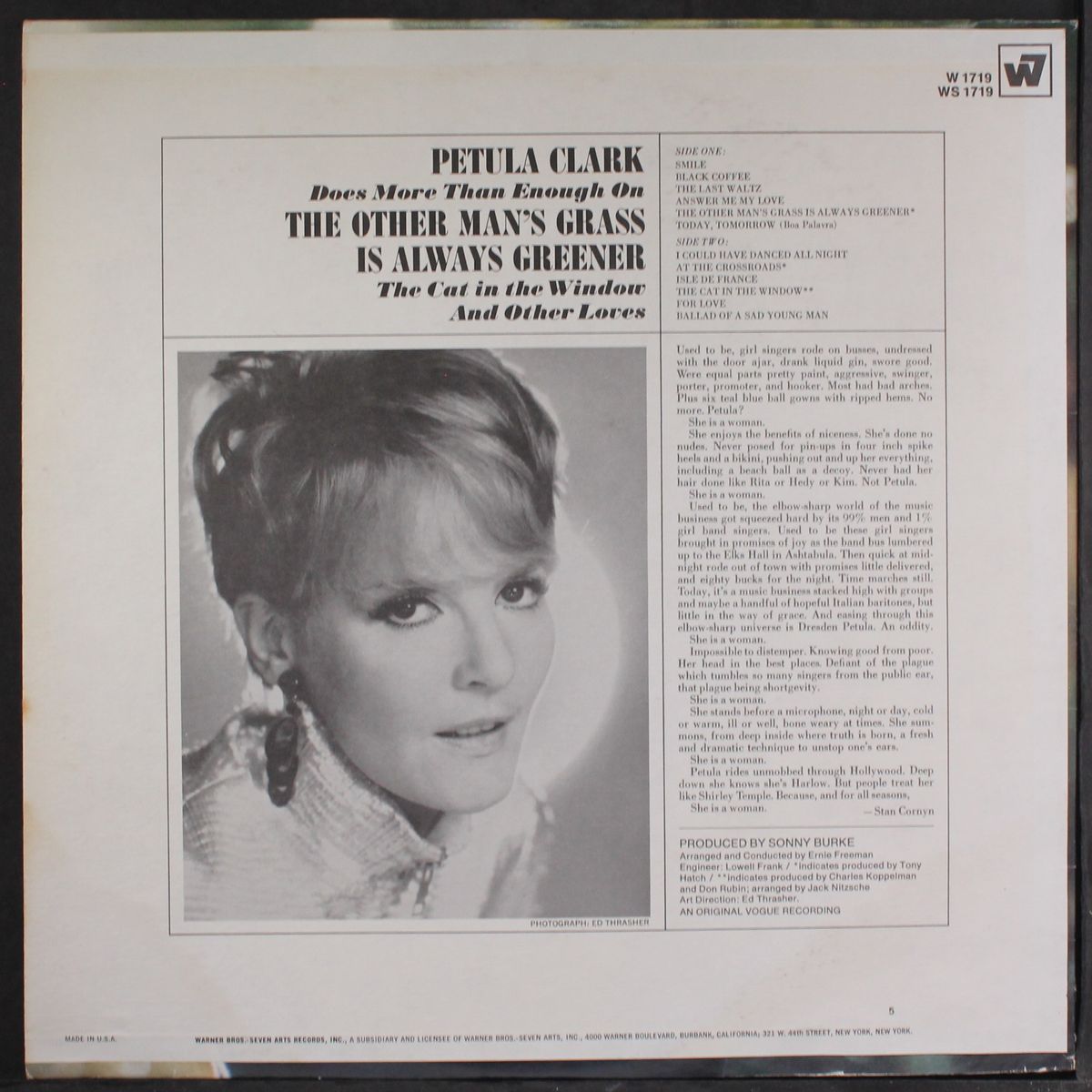 the other man's grass... by PETULA CLARK