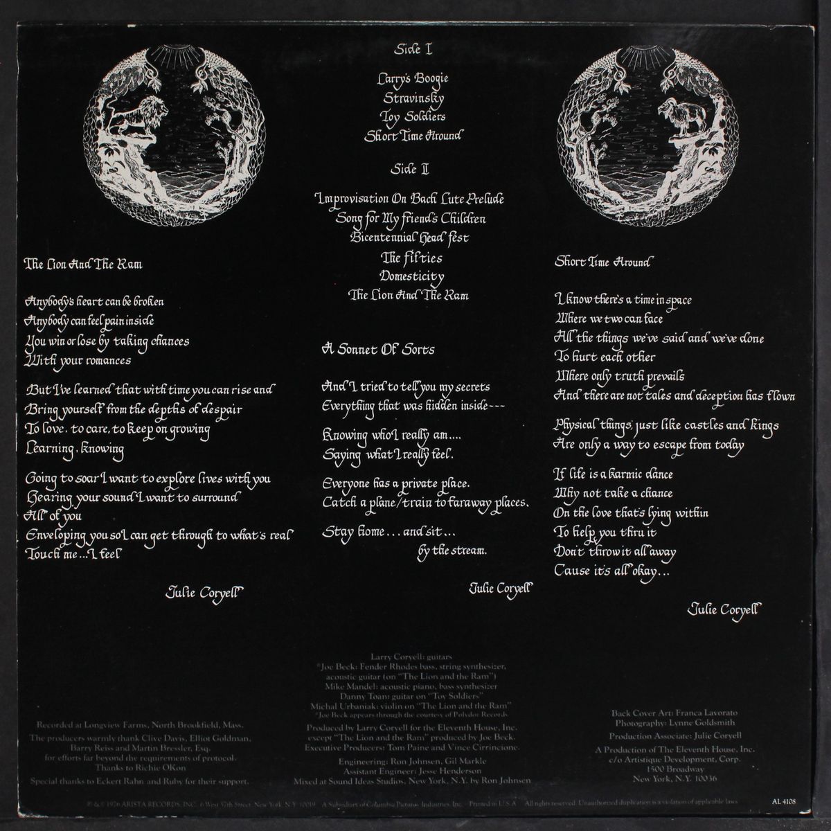 the lion and the ram by LARRY CORYELL