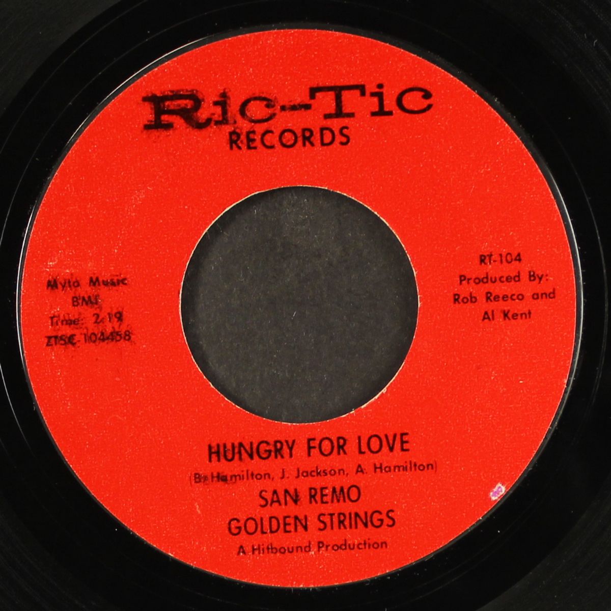 all turned on / hungry for love by BOB WILSON & SAN REMO QUARTET