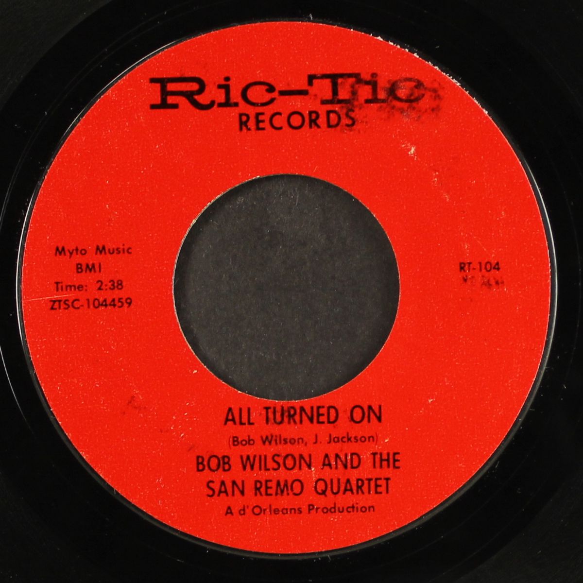 all turned on / hungry for love by BOB WILSON & SAN REMO QUARTET