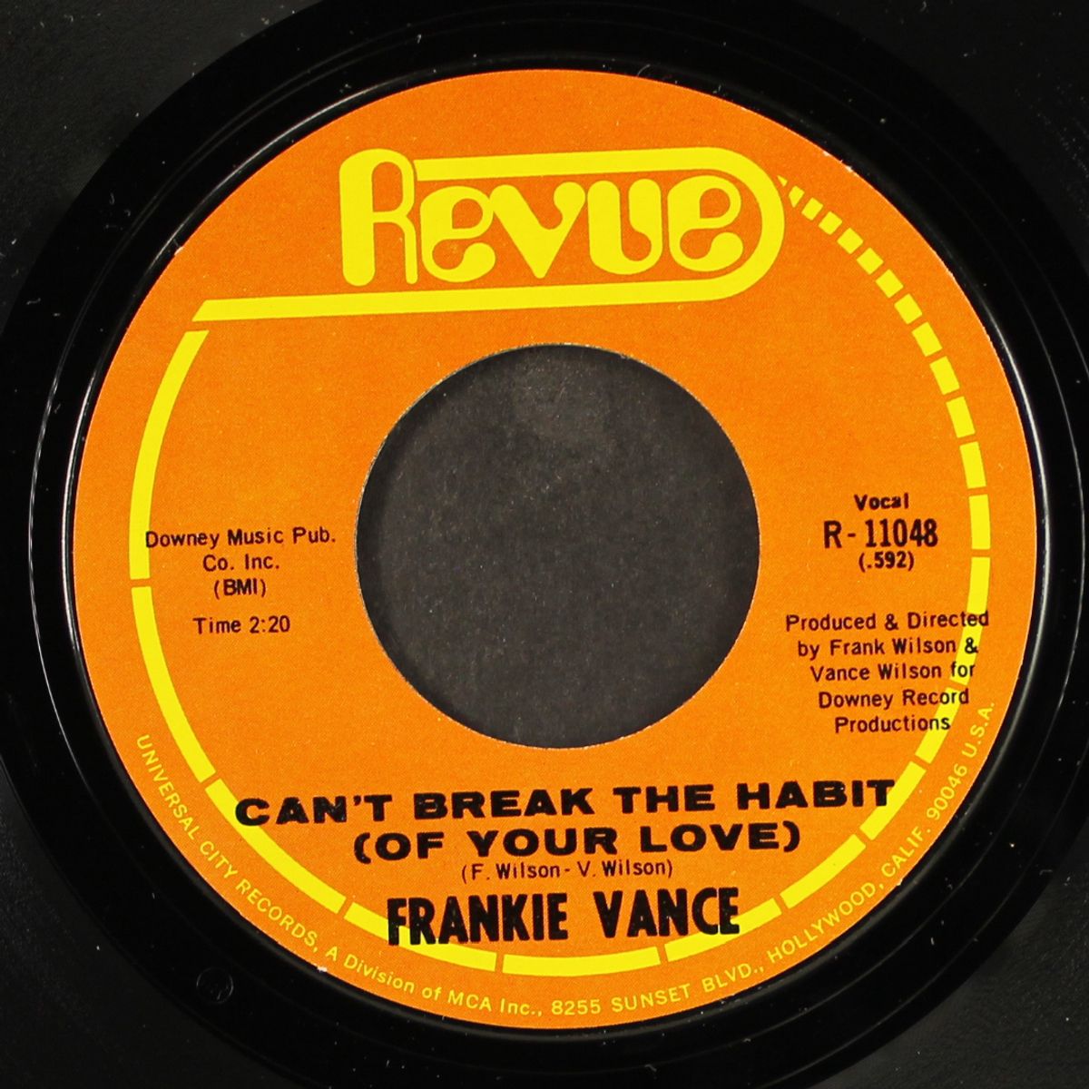can't break the habit / do you hear me baby? by FRANKIE VANCE