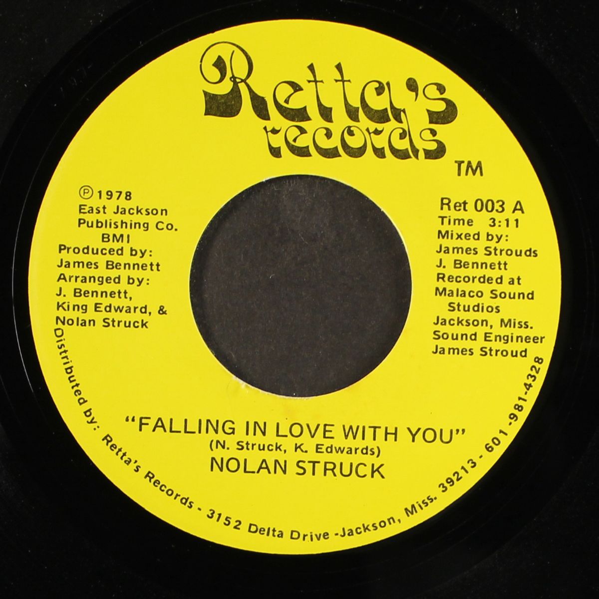 falling in love with you / fire don't burn all the time by NOLAN STRUCK