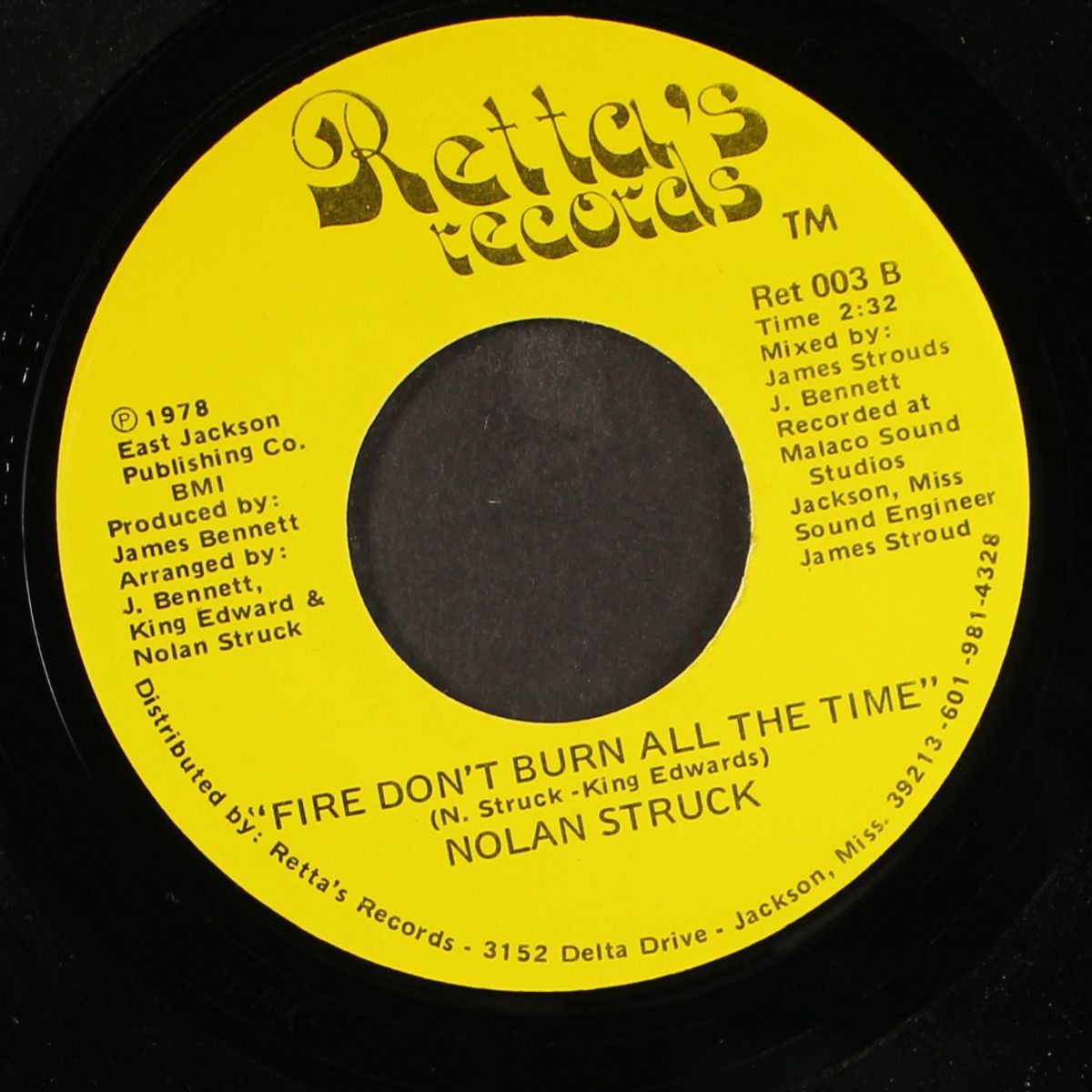 falling in love with you / fire don't burn all the time by NOLAN STRUCK