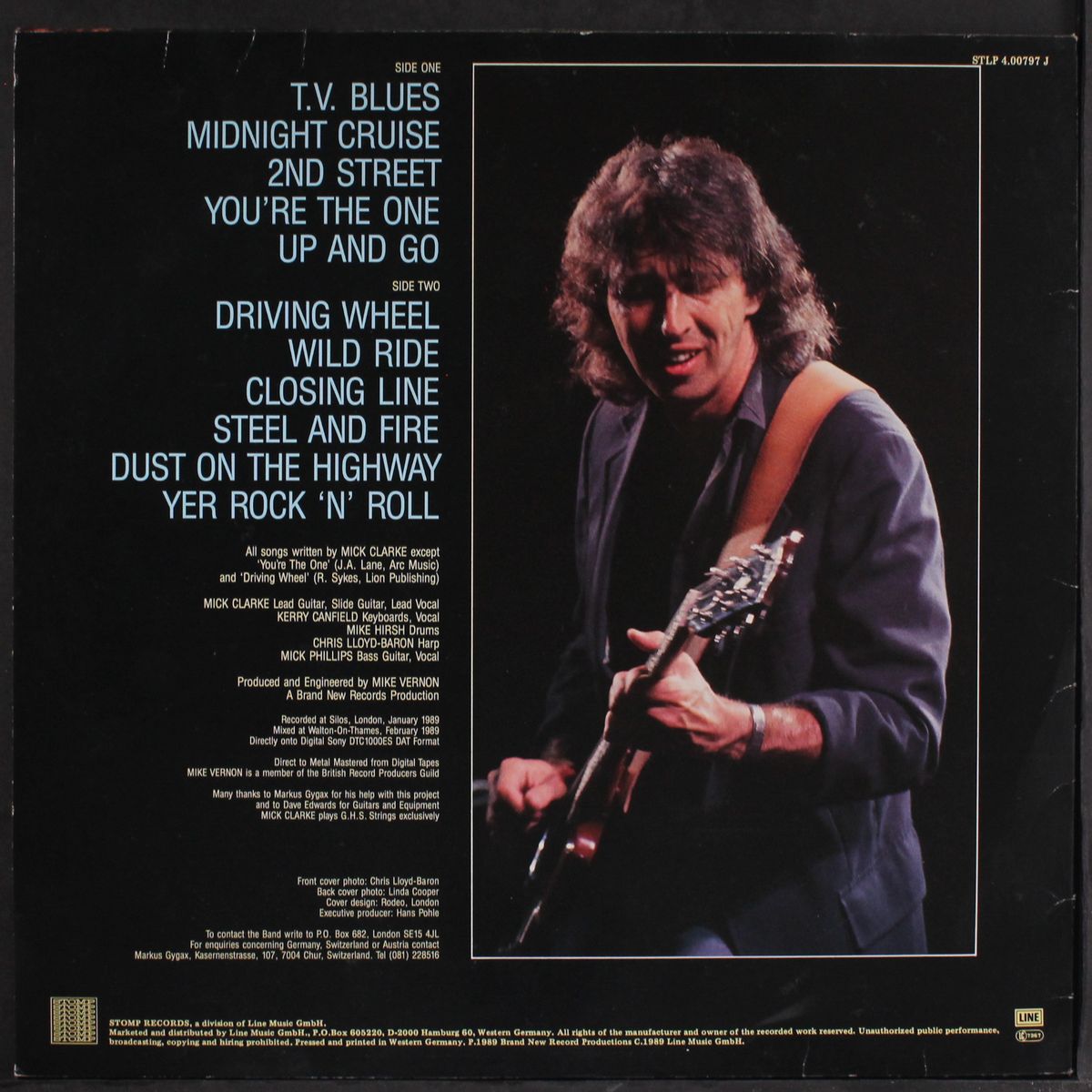 steel and fire by MICK CLARKE BAND