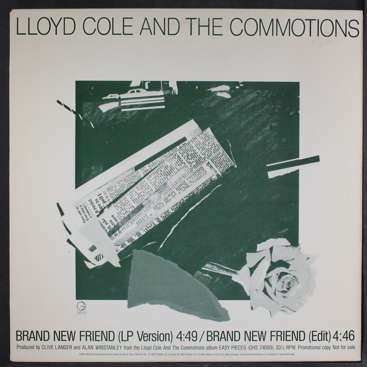 brand new friend by LLOYD COLE & COMMOTIONS