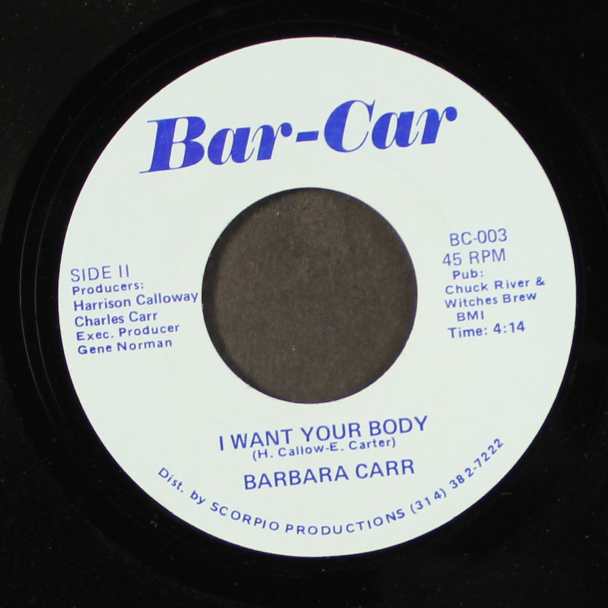 you've been doin wrong / i want your body by BARBARA CARR
