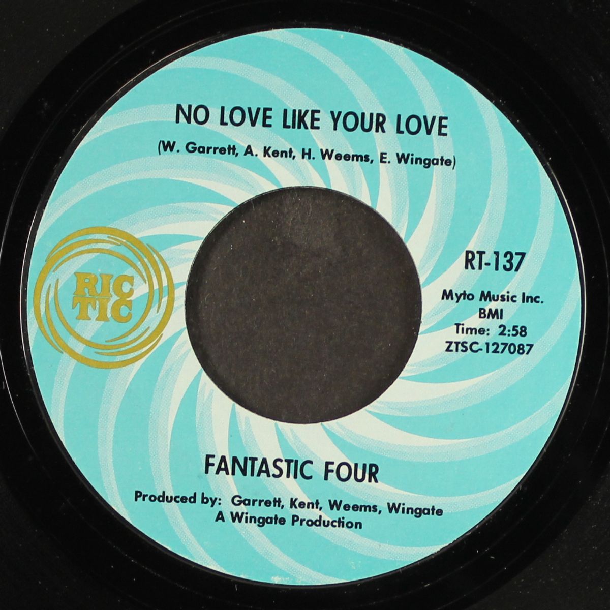 man in love / no love like your love by FANTASTIC FOUR