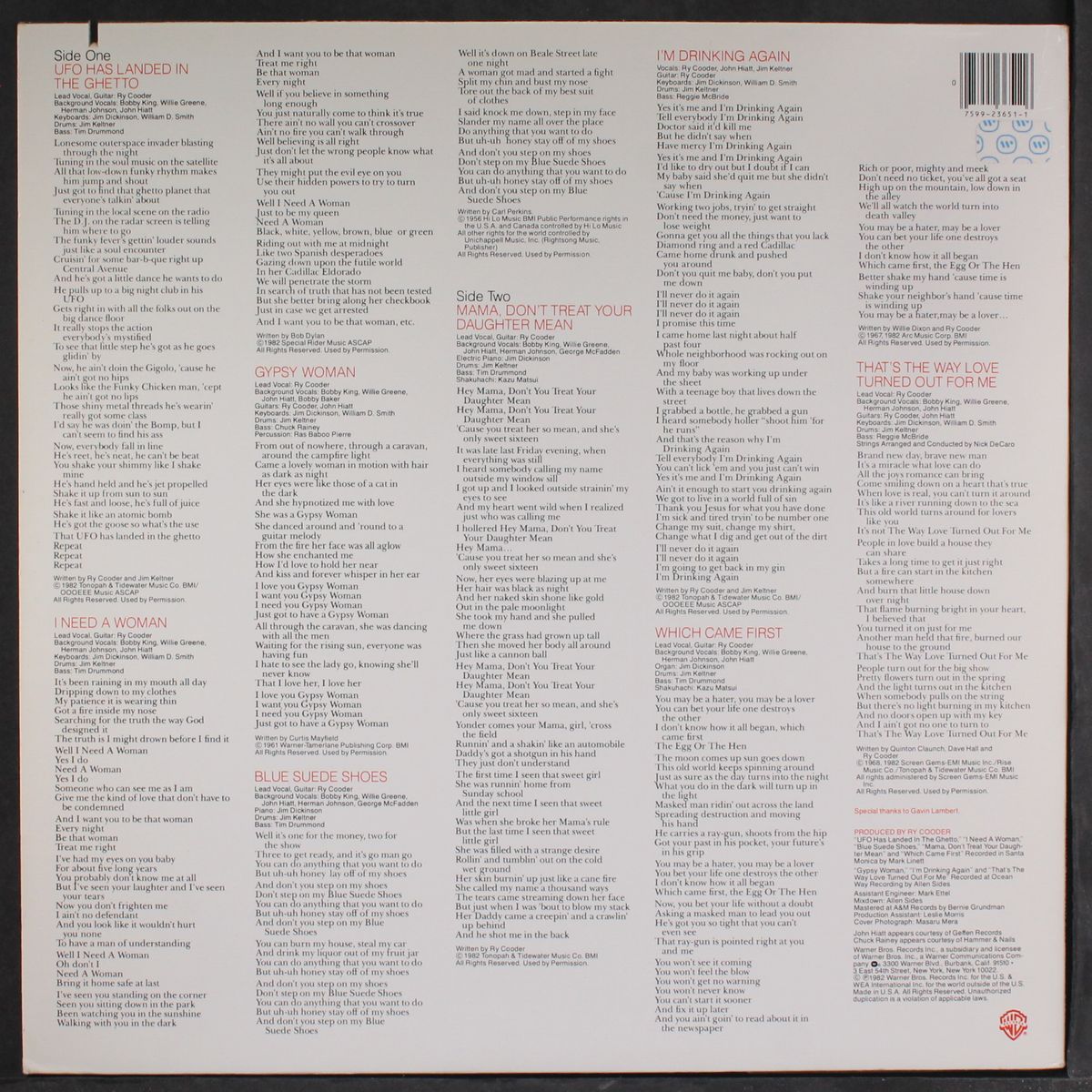 the slide area by RY COODER