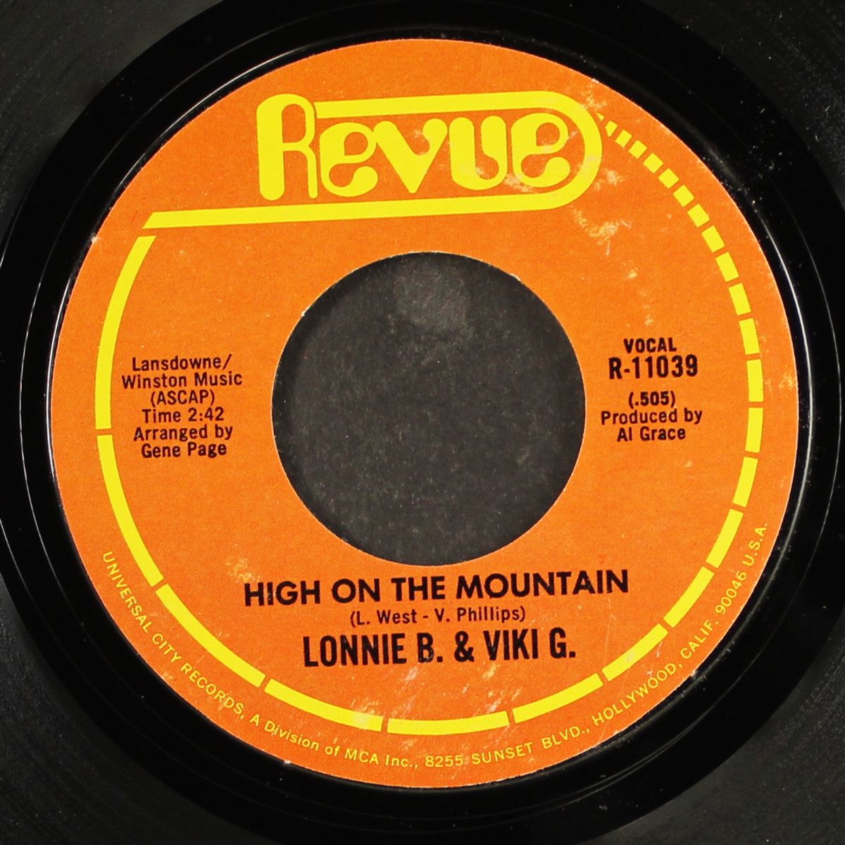 we're gonna stay in love with each other / high on the mountain by LONNIE B. & VIKI G.