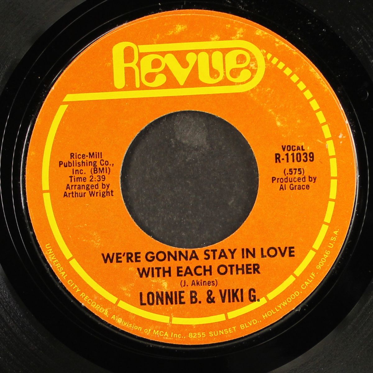 we're gonna stay in love with each other / high on the mountain by LONNIE B. & VIKI G.