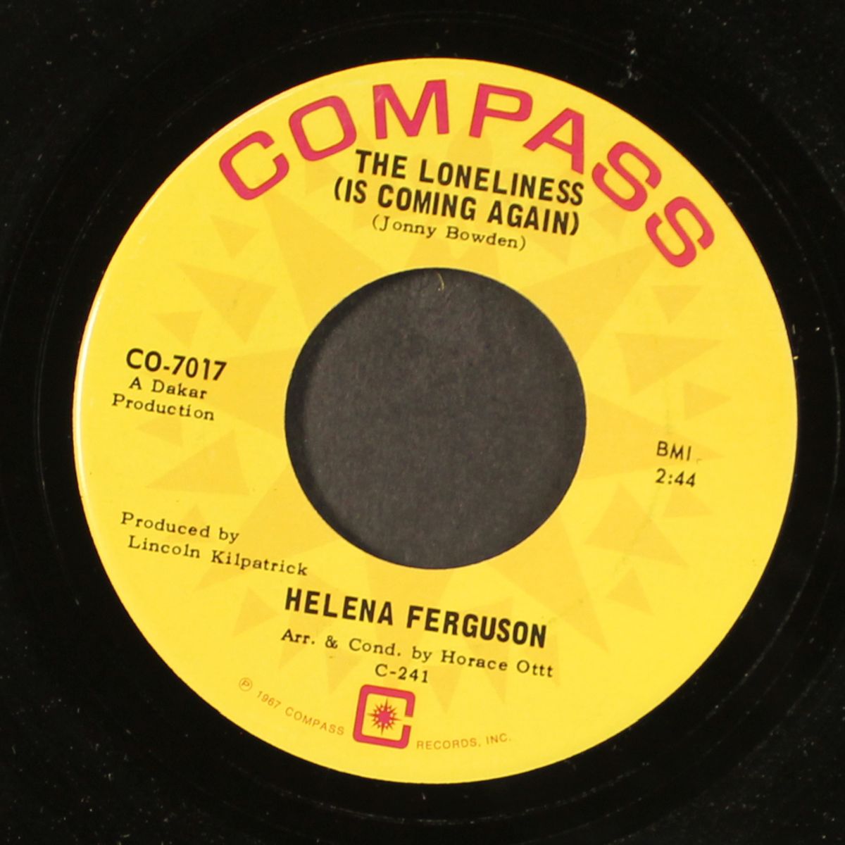 don't spoil our good thing / the loneliness is coming again by HELENA FERGUSON