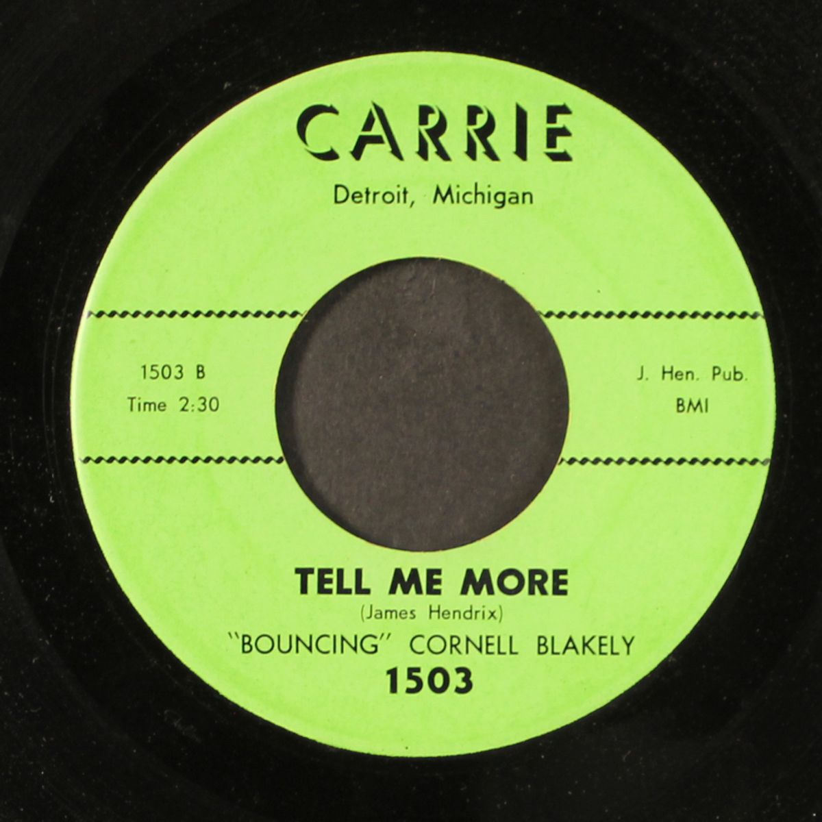 just promise me / tell me more by CORNELL BLAKELEY