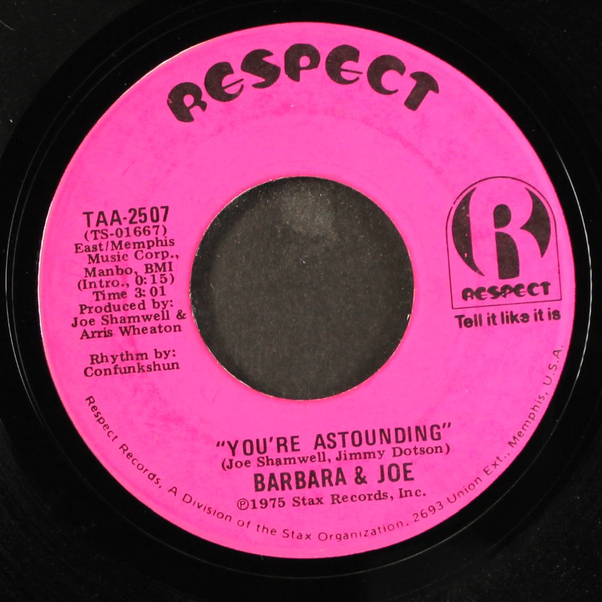 you're astounding / don't you know that it's alright by BARBARA & JOE