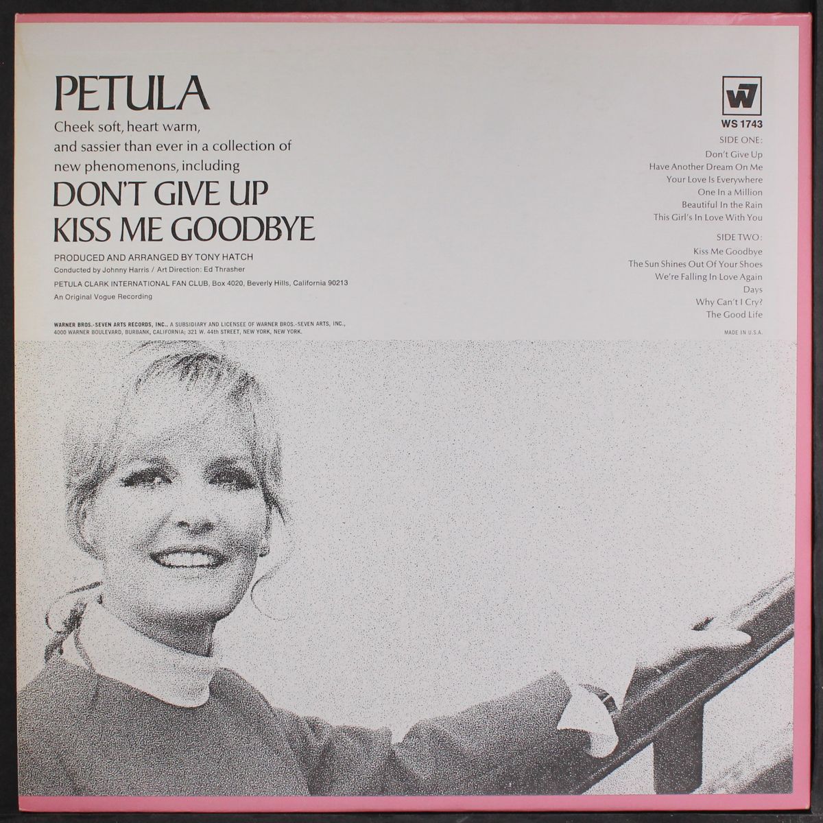 don't give up by PETULA CLARK