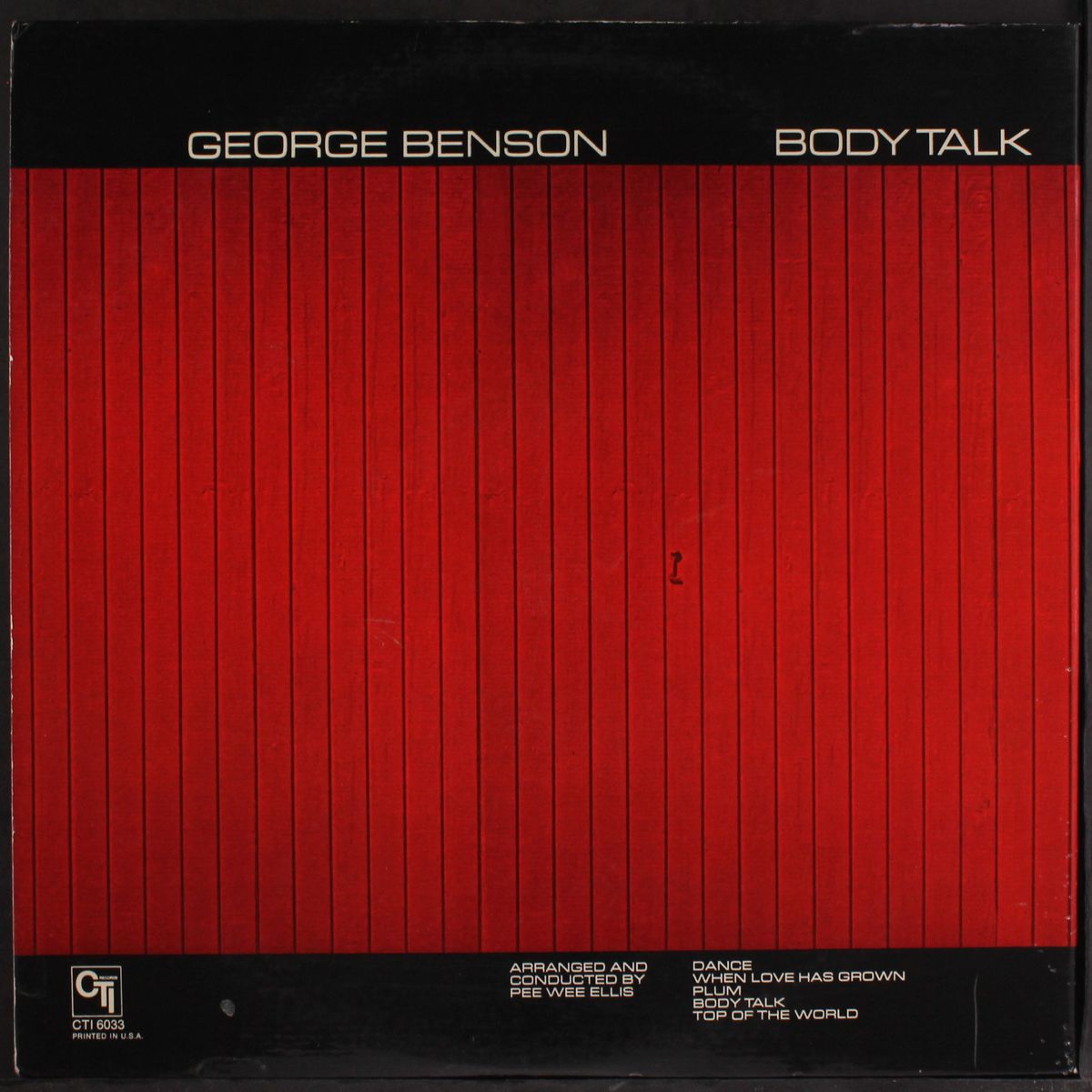 body talk by GEORGE BENSON
