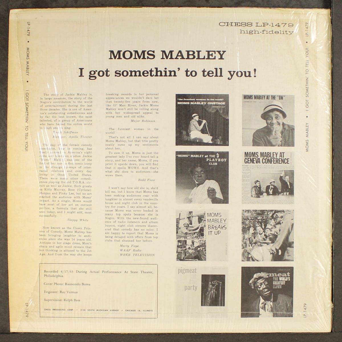 i got somethin' to tell you by MOMS MABLEY