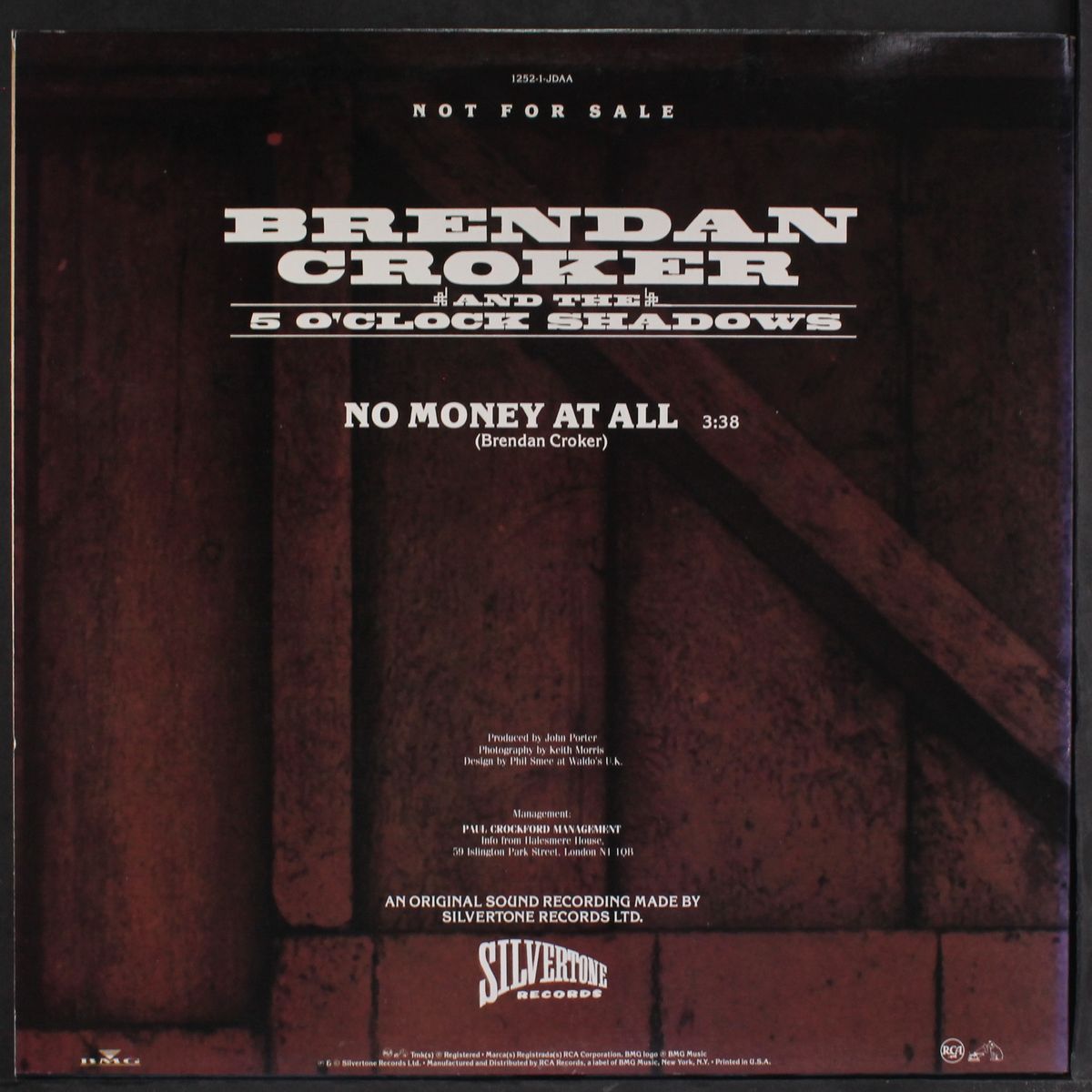 no money at all / same by BRENDAN CROKER & 5 O'CLOCK SHADOWS