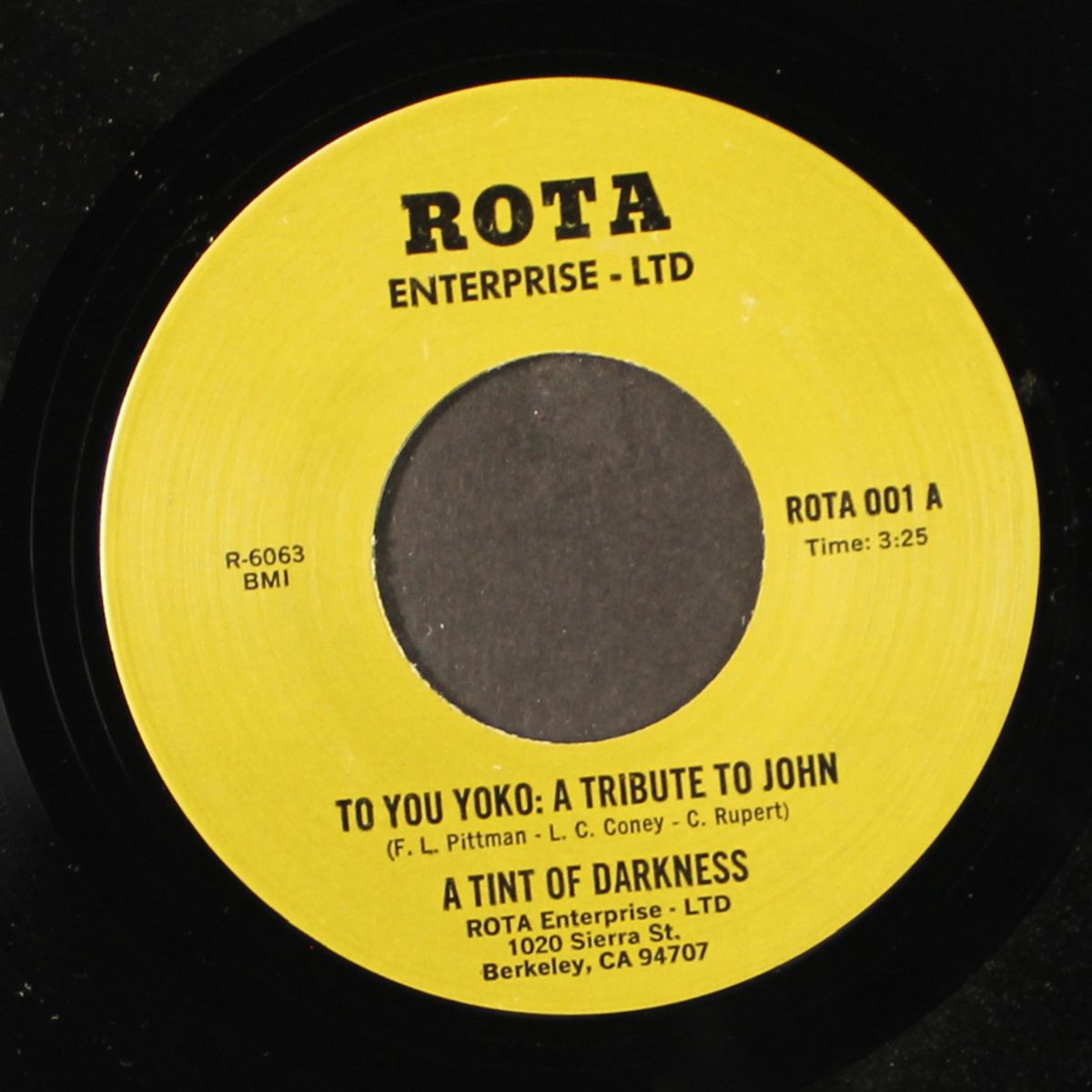 to you yoko: tribute to john / same by A TINT OF DARKNESS