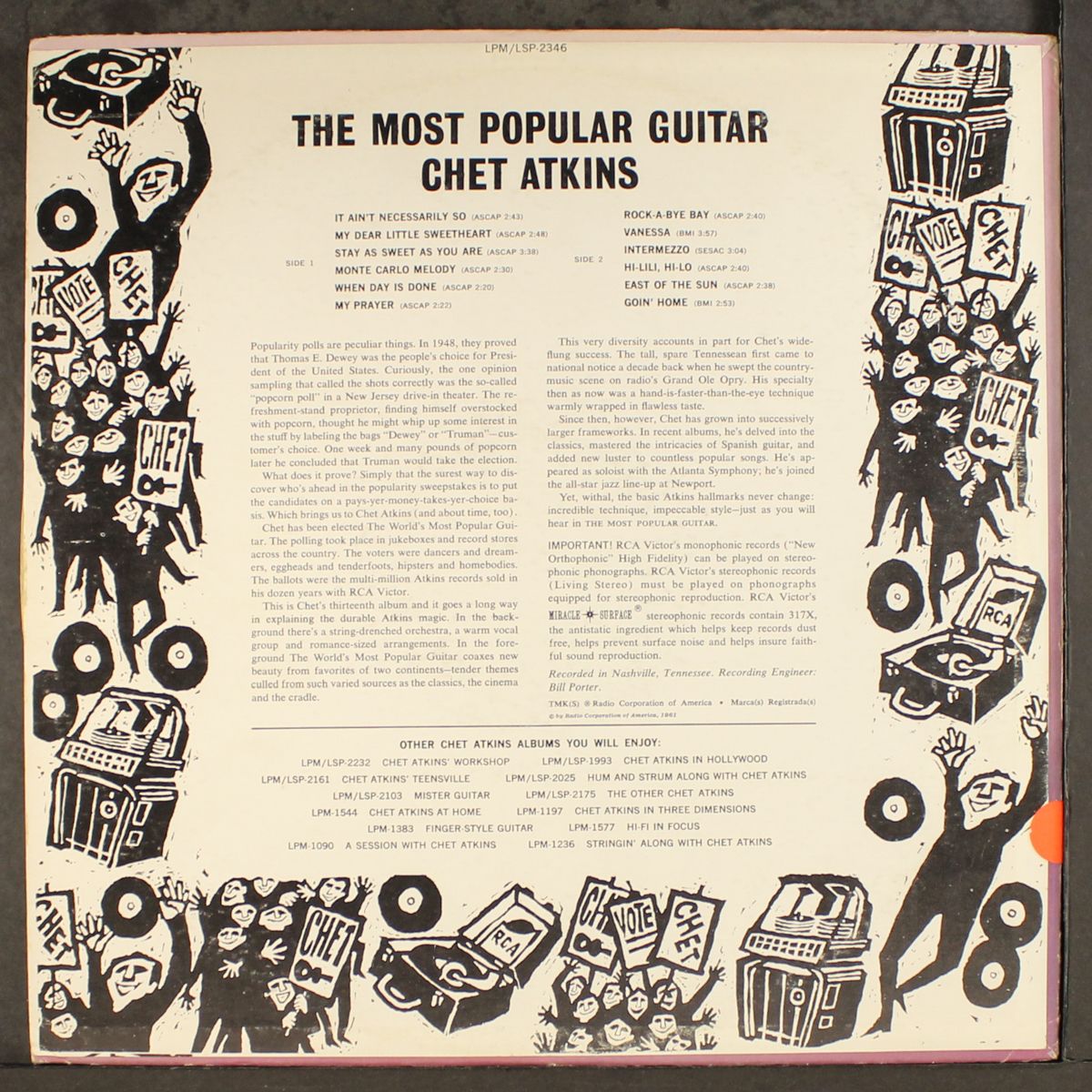 the most popular guitar by CHET ATKINS