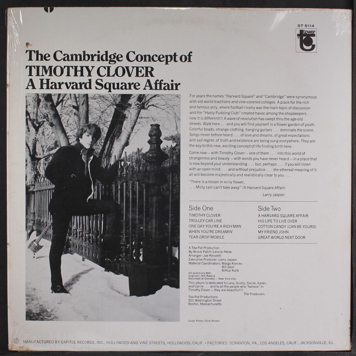 the cambridge concept of timothy clover by TIMOTHY CLOVER