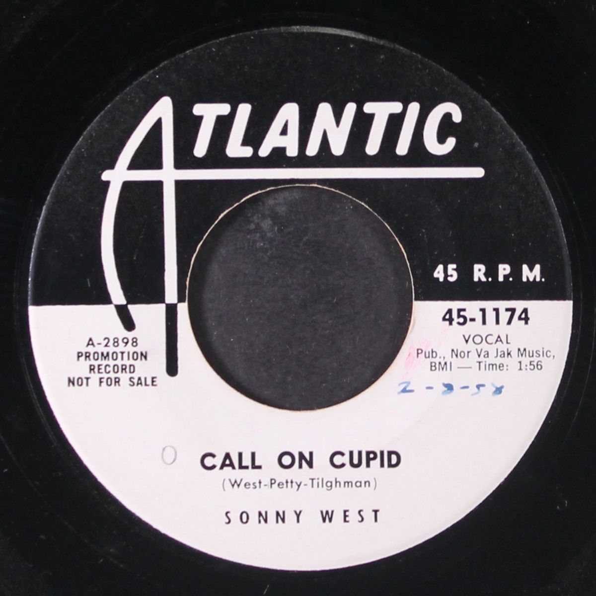 rave on / call on cupid by SONNY WEST