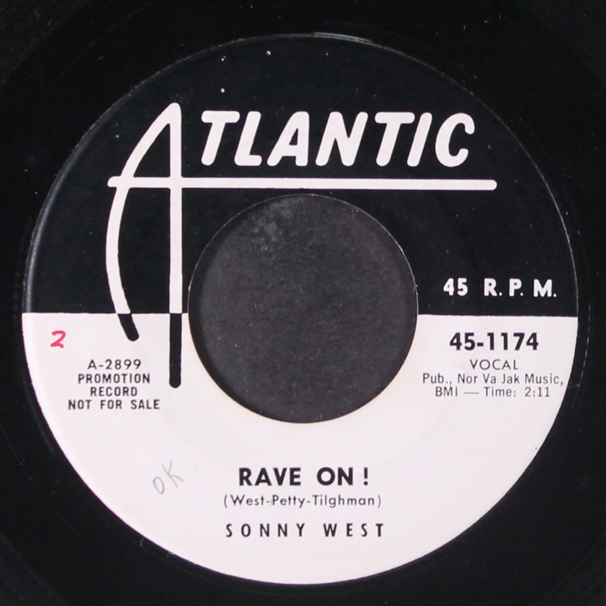 rave on / call on cupid by SONNY WEST