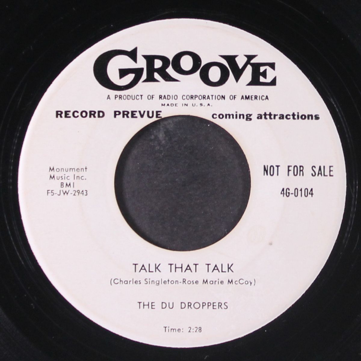 give me some consideration / talk that talk by DU DROPPERS