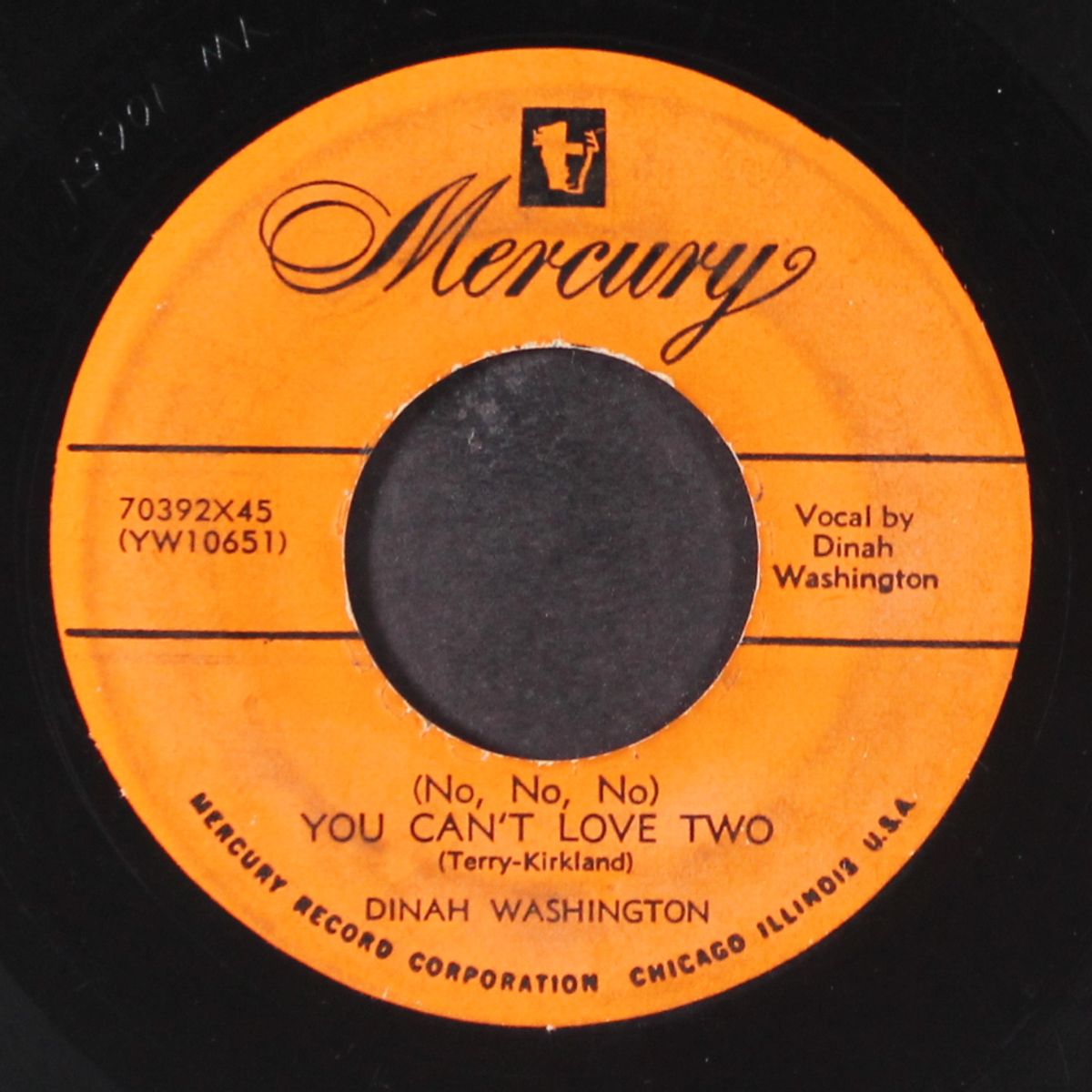 big long slidin' thing / (no, no, no) you can't love two by DINAH WASHINGTON