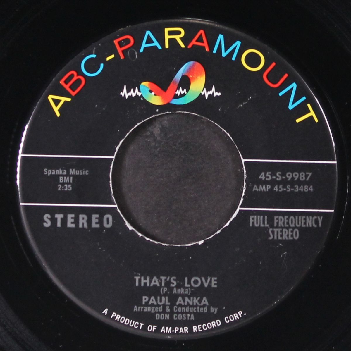 my heart sings / that's love by PAUL ANKA